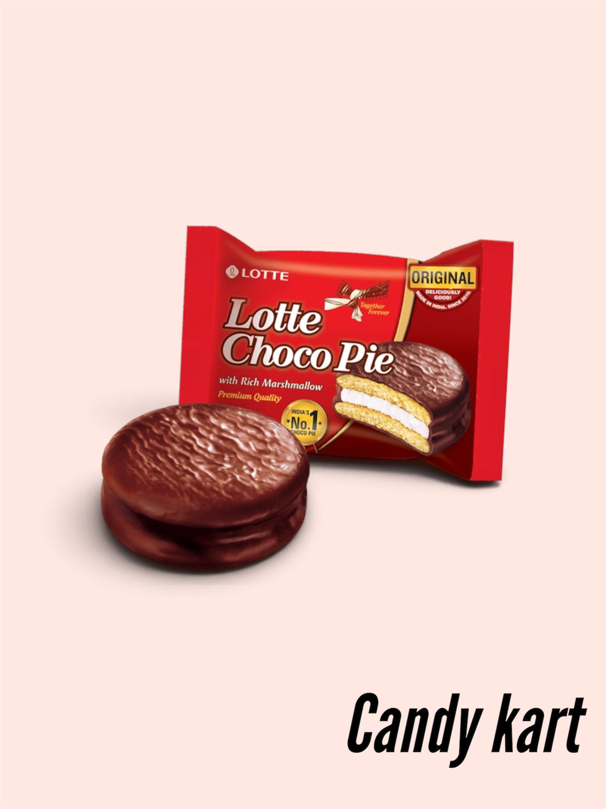 LOTTE CHOCO PIE | Pack of 2|. Candy kart